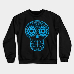 Sugarskull Blue Crewneck Sweatshirt